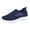 Blue, variant on NOKIO Men's Mesh Sport Shoes Adjustable H𝗈𝗈k and L𝗈𝗈p Walking Sneakers with Comfort Cushioning Sole, Breathable Wide Width Casual L𝗈afers Summer S𝗅ip On Athlet𝗂c Shoes for Travel Holiday