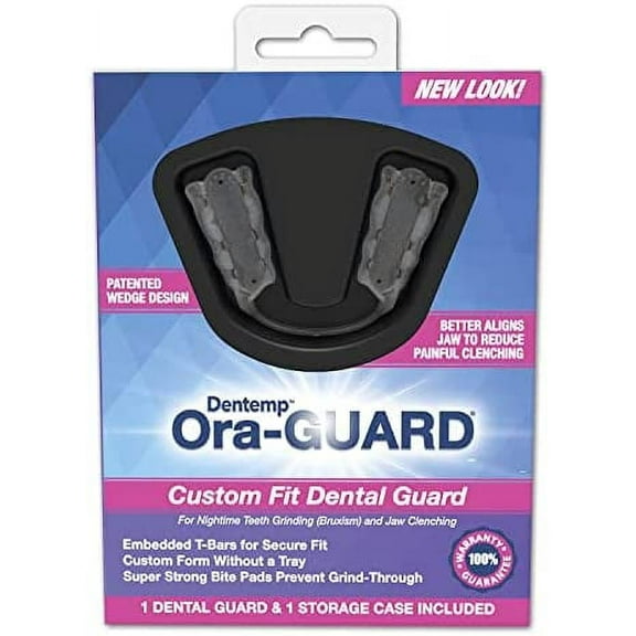 Dentemp Ora-GUARD Custom Fit Dental Guard - Bruxism Night Guard for Teeth Grinding - Mouth Guard for Clenching Teeth at Night - Comfortable Mouth Guard for Sleeping - Relieve Soreness in Jaw Muscles