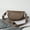 Khaki, variant on Fashion PU Leather Women Saddle Bag Luxury Shoulder Bags Small Round Handbag Wide straps Crossbody Messenger Bag bolsos