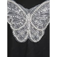 thumbnail image 3 of Rosegal Plus Size & Curve Beads Lace Butterfly Embroidered T Shirt, 3 of 4
