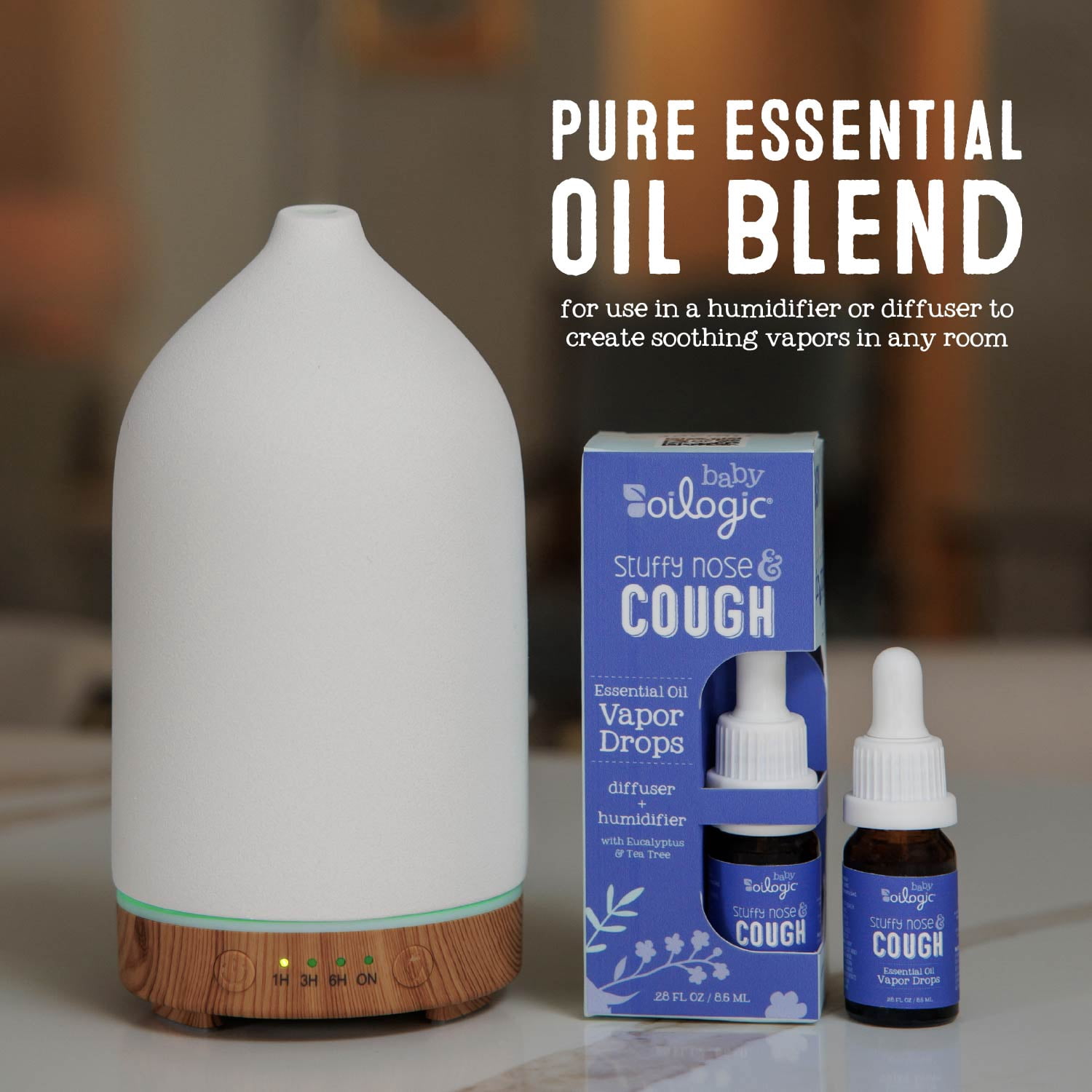 Oilogic Baby Stuffy Nose & Cough Essential Oil Vapor Drops