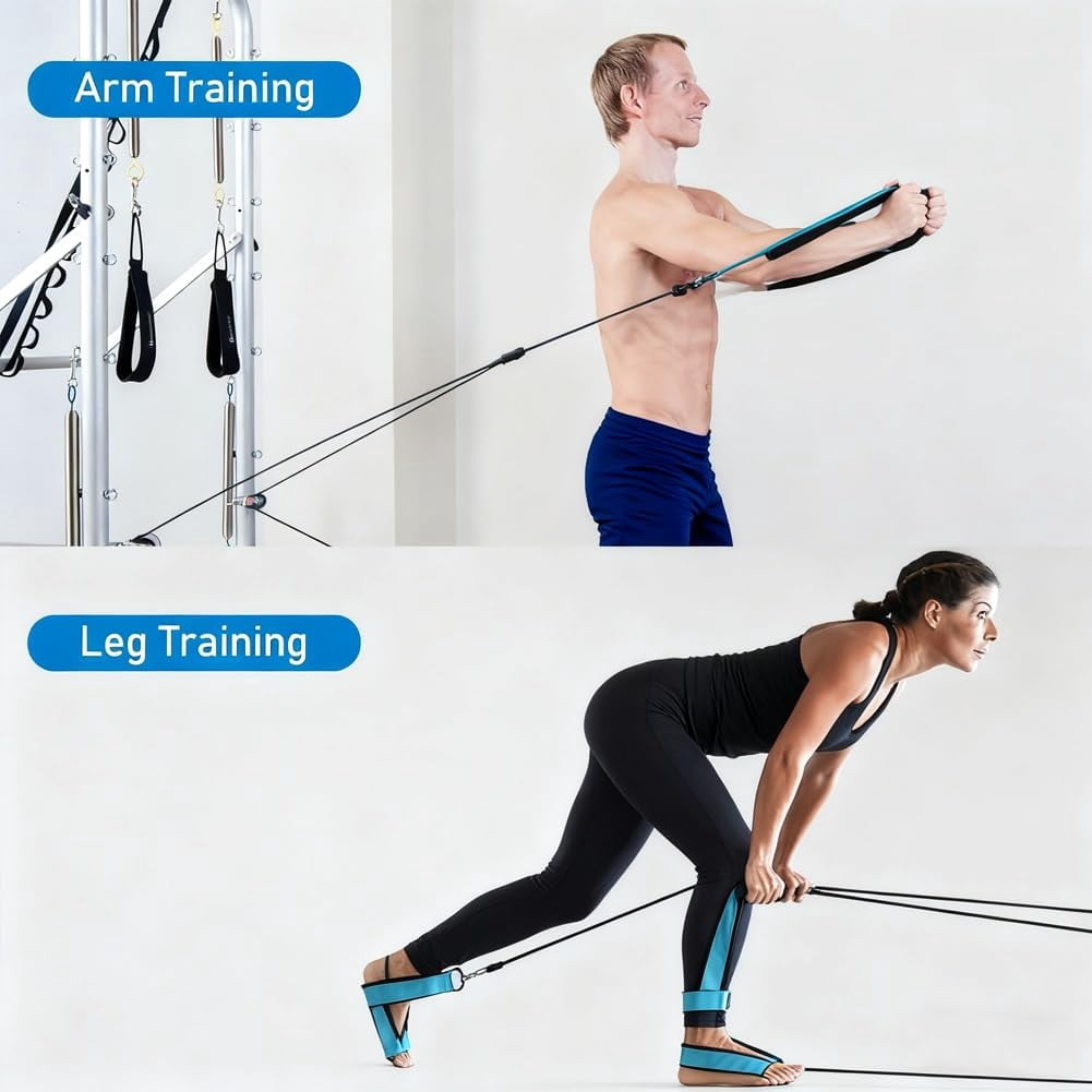 Lights Mountain Pilates Double Loop Straps – For Reformer, Home