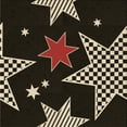 thumbnail image 1 of Ahgly Company Machine Washable Indoor Square Transitional Midnight Gray Area Rugs, 4' Square, 1 of 7