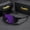 Black Purple, variant on ReyDix Unisex Modern Frameless Lightweight Sunglasses Outdoor Cycling Sports Sunglasses