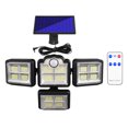 thumbnail image 1 of Luz solar para exteriores 2400MAH Lámpara con sensor LED para patio Garaje Porche Patio (B) Ehuebsd Para estrenar, 1 of 9