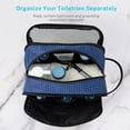 thumbnail image 4 of Neceser de viaje Gonex Nylon Dopp Kit Afeitar Azul Marino, 4 of 6