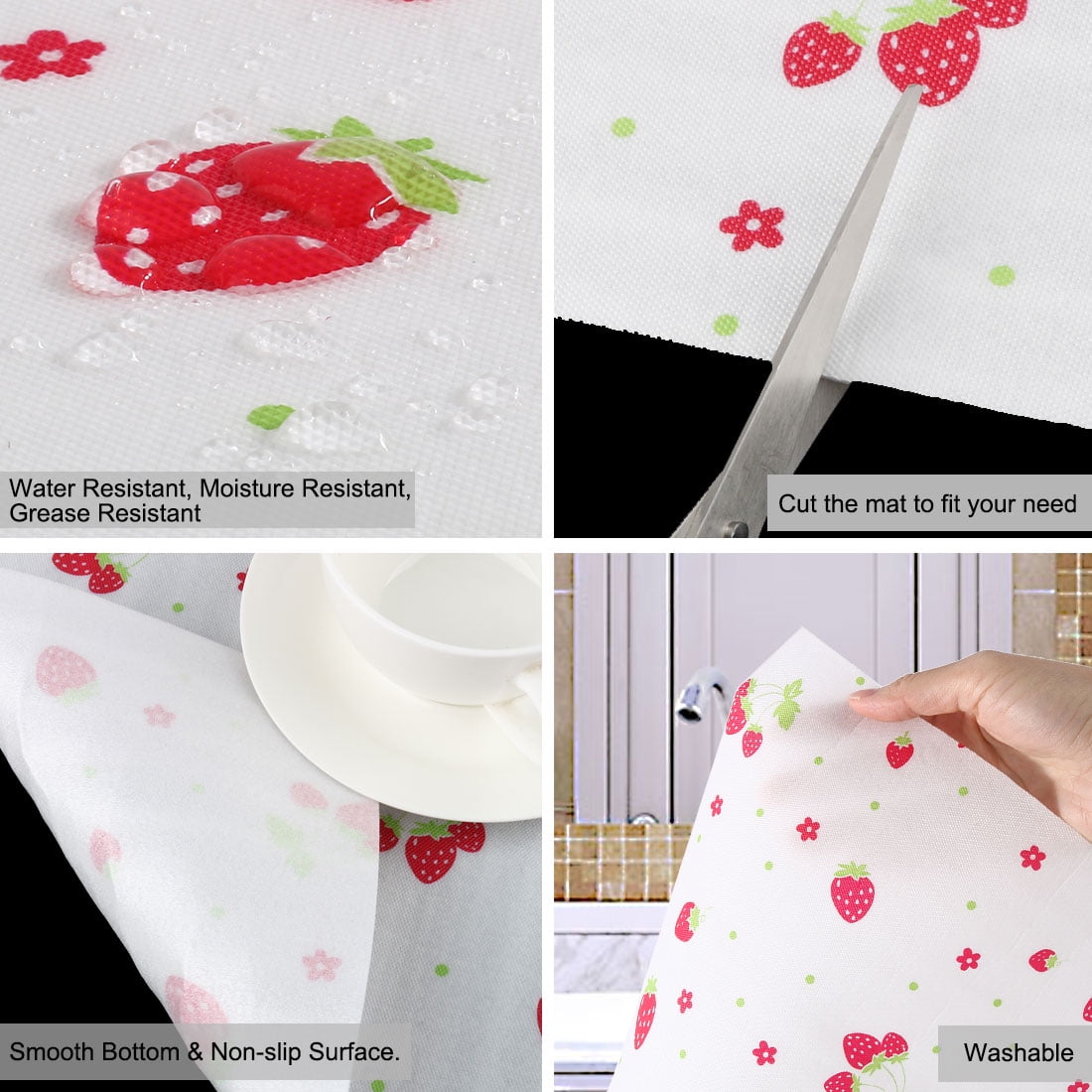 Unique Bargains Kitchen Table Mat Drawer Wardrobe Shelf Pad Cupboard 30 x 300cm