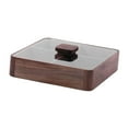 thumbnail image 5 of Mornei Wood Fruit Tray Tabletop Snack Tray with Lid Practical Nuts Storage Platter Tray 22.5x22.5x5.5cm, 5 of 9