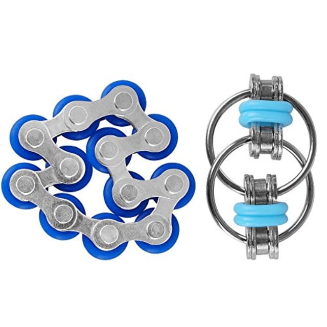 duerger fidget toys, flippy chain fidget toy & twelve roller chain toy