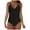 Z2-Black, variant on vigerkar Tummy Control Swimsuits for Women One Piece Bathing Suit Retro Ruched Push Up Vintage Padded Swimwear , L