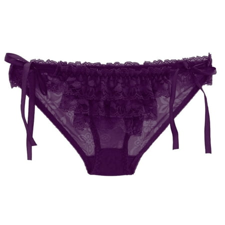 

XINSHIDE Female Sexy Underpants Panties Low Waist Lace Briefs Underwear Women Underwear Thong