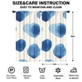 thumbnail image 2 of Blackout Kids Curtains,Blue and Grey Abstract Art Artwork Childrens Insulated Curtains Set Of 2,Bedroom Essentials,Toddler Room Decor 42x84in(106x213cm), 2 of 4