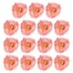 Uxcell Artificielle Fleur Tête Fausses Fleurs Têtes en Vrac Soie Pivoine Têtes Simulation Fleur Rose Rouge 15 Pcs – image 1 sur 6