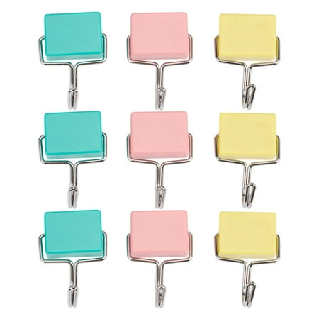 

9X Super Suction Magnetic Hooks Stick Hook Kitchen Refrigerator Powerful Magnet Refrigerator Hanging Hooks