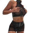 thumbnail image 1 of Gibobby Ropa interior mujer Lencería para Mujer, Lencería Sexy para Mujer, Conjunto de Lencería a Juego Transparente(Negro, G), 1 of 5