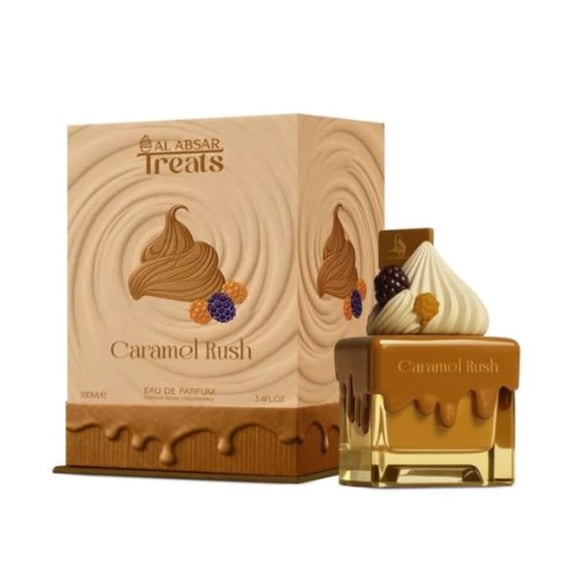 Al Absar Unisex Treats Caramel Rush EDP Spray 3.38 oz Fragrances 5055810060398
