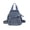 Deep Blue, variant on Star Denim Backpack for Women Men, Y2K Fashion Backpack with Side Pockets, Cute 2000s Style Casual Daypack for Travel and Daily Use