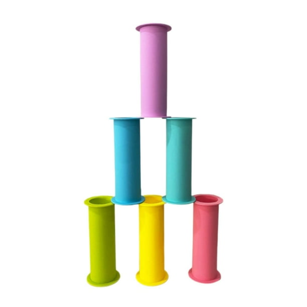 Juego de vasos apilables de silicona,Competencia de juguetes de tazas apilables para bebés,Regalos de silicona suave para baby shower de niños y niñas,Juguetes de desarrollo sensorial