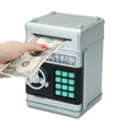 thumbnail image 4 of Teissuly Banking Play Toys For Kids, Mini ATM Auto Scroll Paper Coin Bank Money Saving Box With Password, Cashes & Coins Saving Box For Boys And Grils Gifts Toys Black Teissuly WER202312134135, 4 of 9