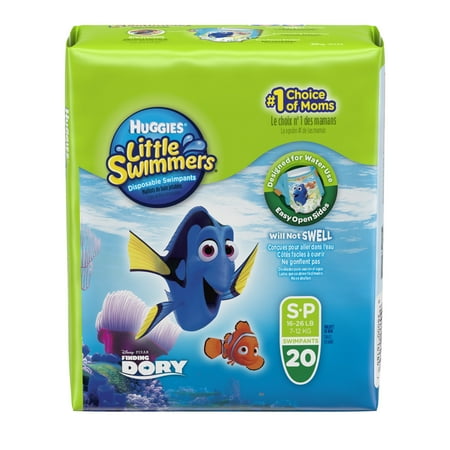 HUGGIES Little Swimmers Disney Pixar Finding Dory Swimpants, Size Small, 20 Swimpants
