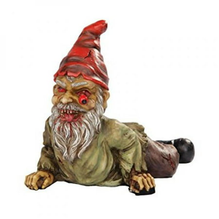 7 Inch Resin Scary Crawling Zombie Garden Gnome Décor Figurine