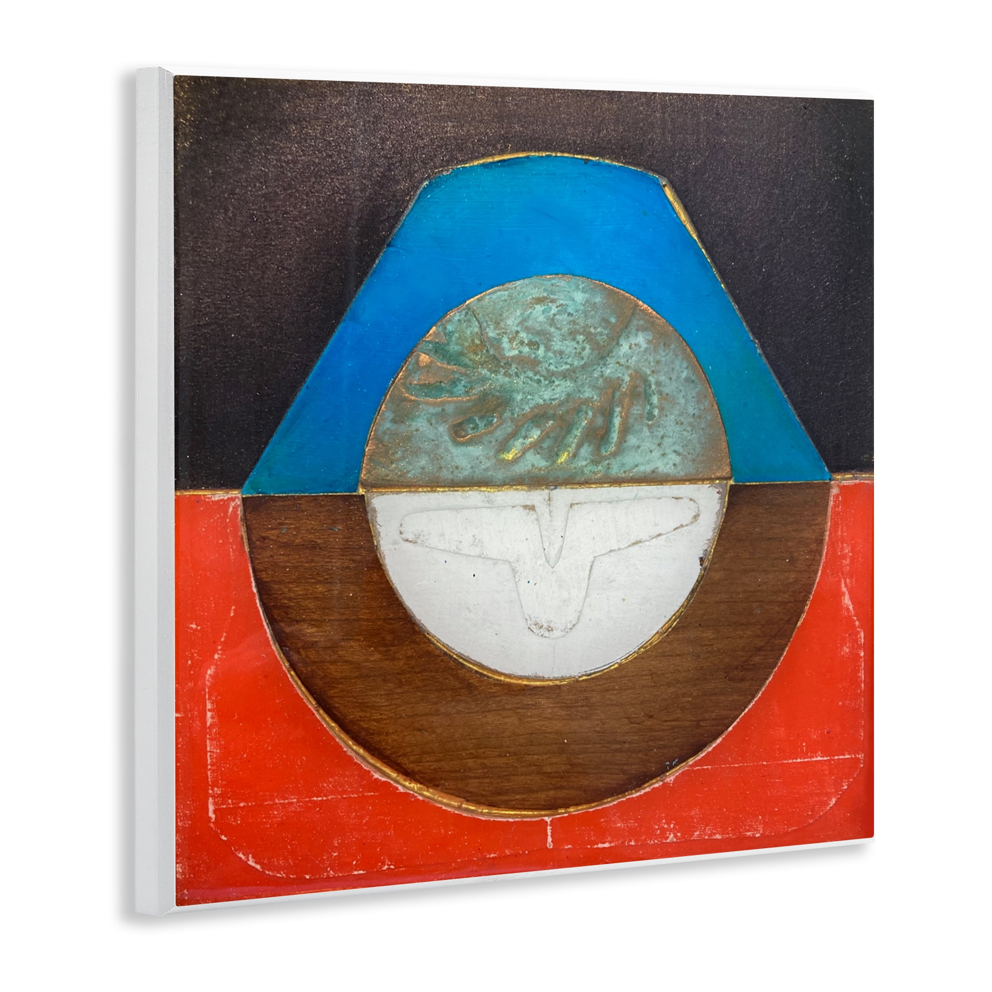 Stupell Industries Round Rustic Symmetry Wall Plaque Art, design by Matthew Finger
