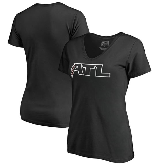 Women's Black Atlanta Falcons Alternate Logo T-Shirt