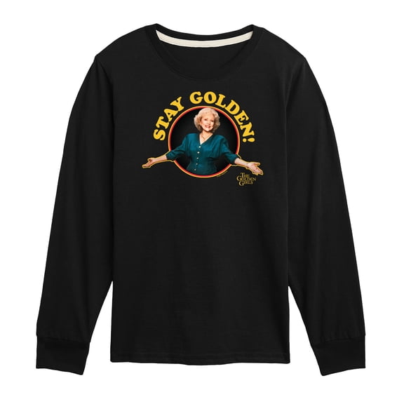 Golden Girls - Stay Golden - Toddler And Youth Long Sleeve Graphic T-Shirt