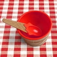 thumbnail image 4 of Advancent Taza de helado para niños, postre para niños, regalos de helado, tazón de postre encantador, tazón de mezcla de PP con cuchara, juego de Mostrada gran rojo Advancent HA001694-07, 4 of 8