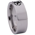thumbnail image 3 of Army Star Skull Tungsten Carbide Ring, 3 of 9