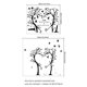 thumbnail image 4 of Pegatinas de pared oso de fresa Ramas de amor adhesivos murales 40 x 45 cm, 4 of 5