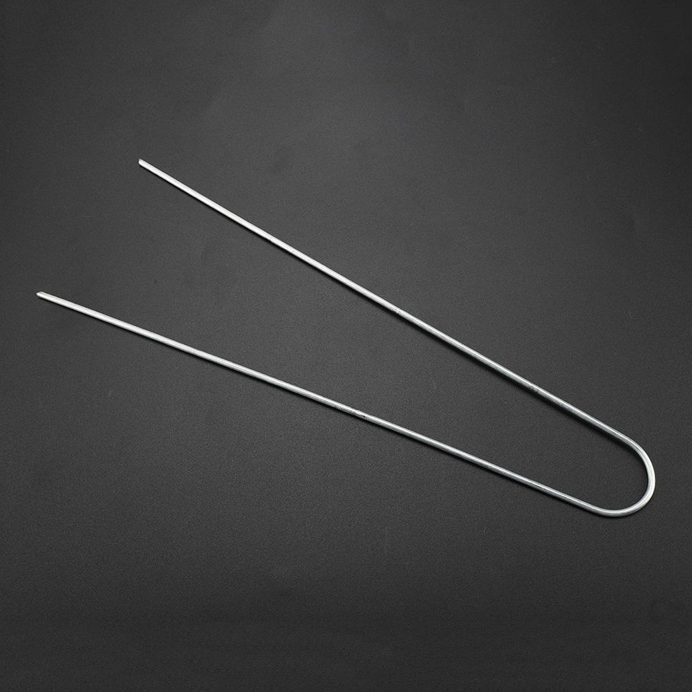 OTVIAP Ground Stakes,50 PCS Steel Landscape Ushaped Stakes Pins Staple