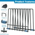 thumbnail image 4 of Reusable Storage Bags Rack, Stainless Drying Rack for Reusable Bags, Books, Makeup Brush, Black, 4 of 6