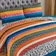 thumbnail image 2 of JML Quilt Set, Soft Reversible, 3-Piece, Queen Size, 2 of 6