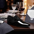 thumbnail image 6 of Men's Formal Dress Shoes with Embossed Floral Pattern, Formal Lace-Up Dress Shoes for Wedding & Party, 6 of 6