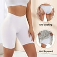 thumbnail image 4 of Womens Slip Shorts for Under Dresses High Waisted Smooth Anti Chafing Panties Yoga Biker Shorts, 4 of 5