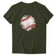 thumbnail image 2 of Meichang T-Shirts Fête des Mères pour Enfants 3-14 Ans T-Shirts de Fête Tendance Graphique Manches Courtes Col Rond Hauts Amples Décontractés Scintillants pour Garçons Filles, 2 of 3