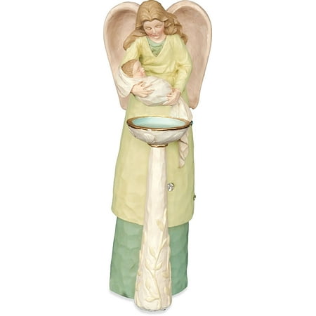 Baptism Angel Figurine - Angelstar Jewels of Faith Angel Figurine, Baptism Theme, 5-1/2-Inch, Collectible angel figurine By Angel Star