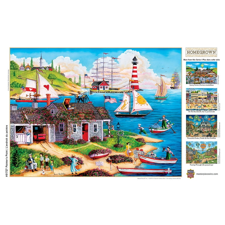 MasterPieces Homegrown Folk Artist 750 Piece Puzzle by Joe