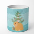thumbnail image 4 of Carolines Treasures BB9335CDL 3.75 x 3.25 in. Unisex Holland Lop Rabbit Christmas 10 oz Decorative Soy Candle, Teal, 4 of 5