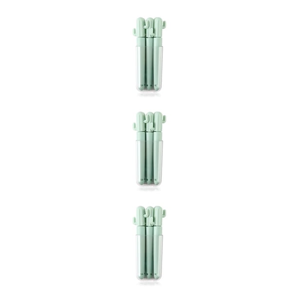 Monstrate 5 uds Clips de sellado selladores bolsa de harina para hornear abrazaderas almacenamiento de alimentos verde Type1 NO1
