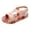 a20-Khaki, variant on KPOPLK Jelly Sandals for Girls Closed Toe Princess Costume Summer Dress Shoes Flat Sandals for Toddler/Little Kid/Big Kid Size 9,Clear