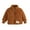 Brown Coats fot Kid, variant on AINIYS Little Fleece Jacket Fuzzy Full Zip Up Stand Collar Coat Kids Girls Boys Fall Winter Warm Outerwear Brown 2 Years