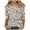 Multicolor A, variant on Womens Summer Tops 3/4 Sleeve Casual Shirts Floral Tee Trendy 2025 Basics Crew Neck Plain Tshirt Black XXL