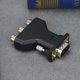 thumbnail image 3 of VGA macho a 3 RCA hembra convertidor cobre chapado en oro VGA a 3 RCA adaptador negro WDOplteas Para estrenar, 3 of 6