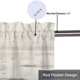 thumbnail image 5 of Cenefas de cortina opacas con diseño de oso polar blanco grande sobre hielo en la Antártida del Norte, para sala de estar, dormitorio, baño, decoración, 54 x 18 pulgadas (2 unidades), 5 of 5