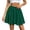 Green, variant on Women's Mini Skirt Casual High Waisted Elastic Waist Stretchy Flare Skirts
