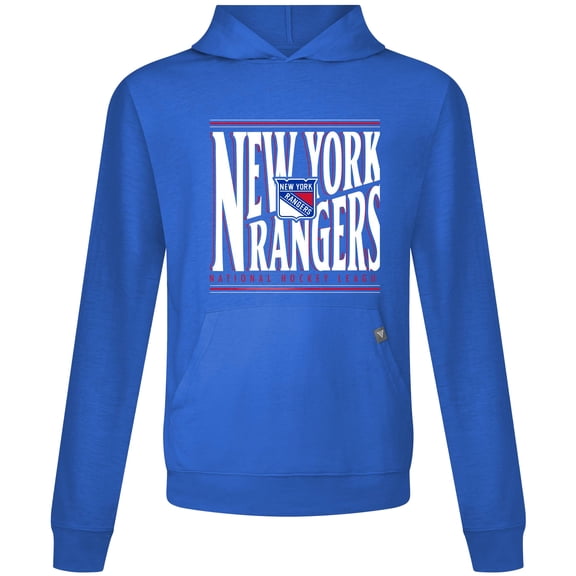 Men's Levelwear Royal New York Rangers Relay Powerhouse Pullover Hoodie