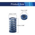 thumbnail image 2 of HUGFEGWE Load Mould Compression Die Spring Long Spiral Stamping Extra Light Load for Mechanical Equipment 3D Printer Accessories Blue 5PCS CJB91-25094, 2 of 4