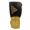 thumbnail image 3 of Adidas Hybrid 300 Boxing and Kickboxing Gloves for Women & Men- 14oz, Black/Gold, 3 of 19